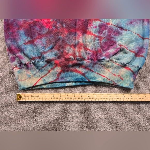 Vintage 1990's CHAMPION Crewneck Tie-Dye Men's Sweatshirt Size L - Picture 7 of 10